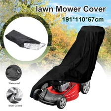 Heavy Duty Push Lawn Mower Cover Oxford Waterproof UV Protector Universal Fit