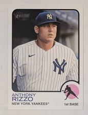 2022 Topps Heritage Anthony Rizzo 1973 Oversized Box Loader #ob-arz Yankees 