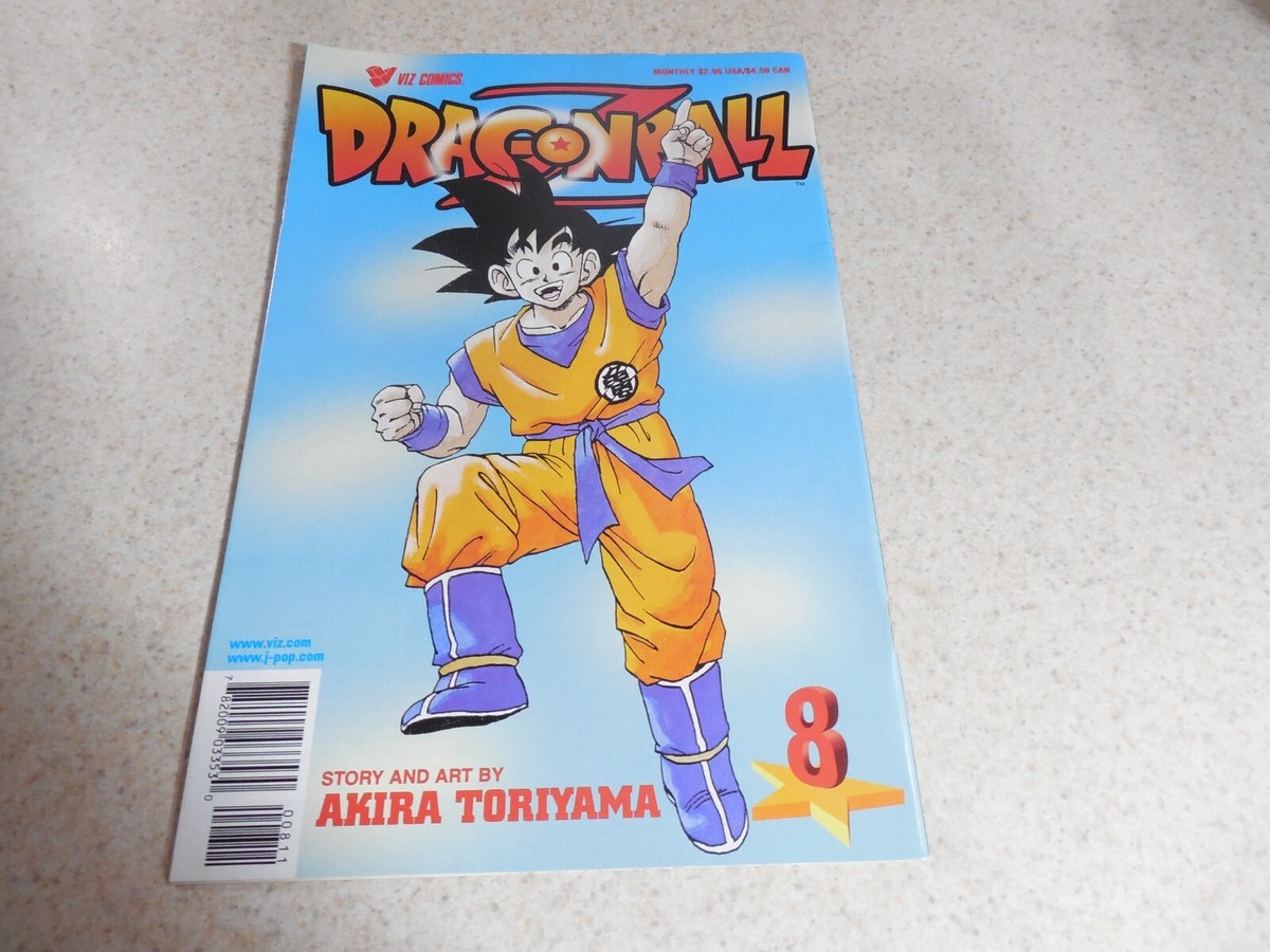 DragonBall Z 8 Viz Comic Book Manga Style Vintage Akira Toriyama