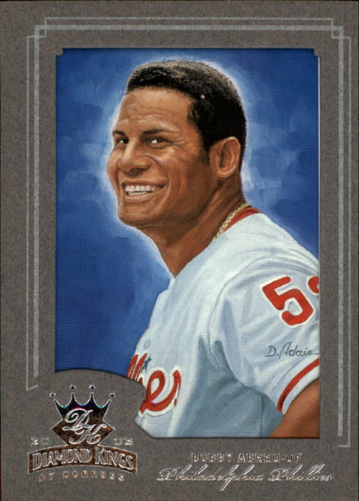 2003 (PHILLIES) Diamond Kings Silver Foil #127 Bobby Abreu/400