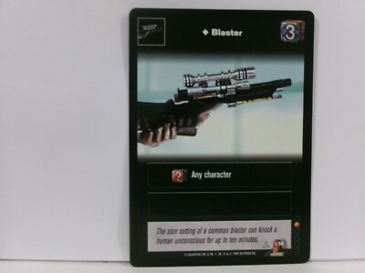 1999 Star Wars: Young Jedi CCG - The Jedi Council Expansion Blaster #50 UNPLAYED