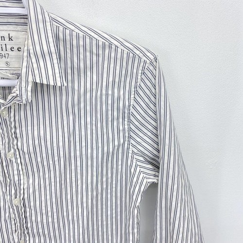 Frank & Eileen Shirt Womens small Paul Italy USA Preppy stripe California Stripe - Picture 12 of 16