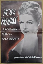 Nora Prentiss 1947 GENUINE UNCUT VF+ PRESSBOOK ANN SHERIDAN KENT SMITH