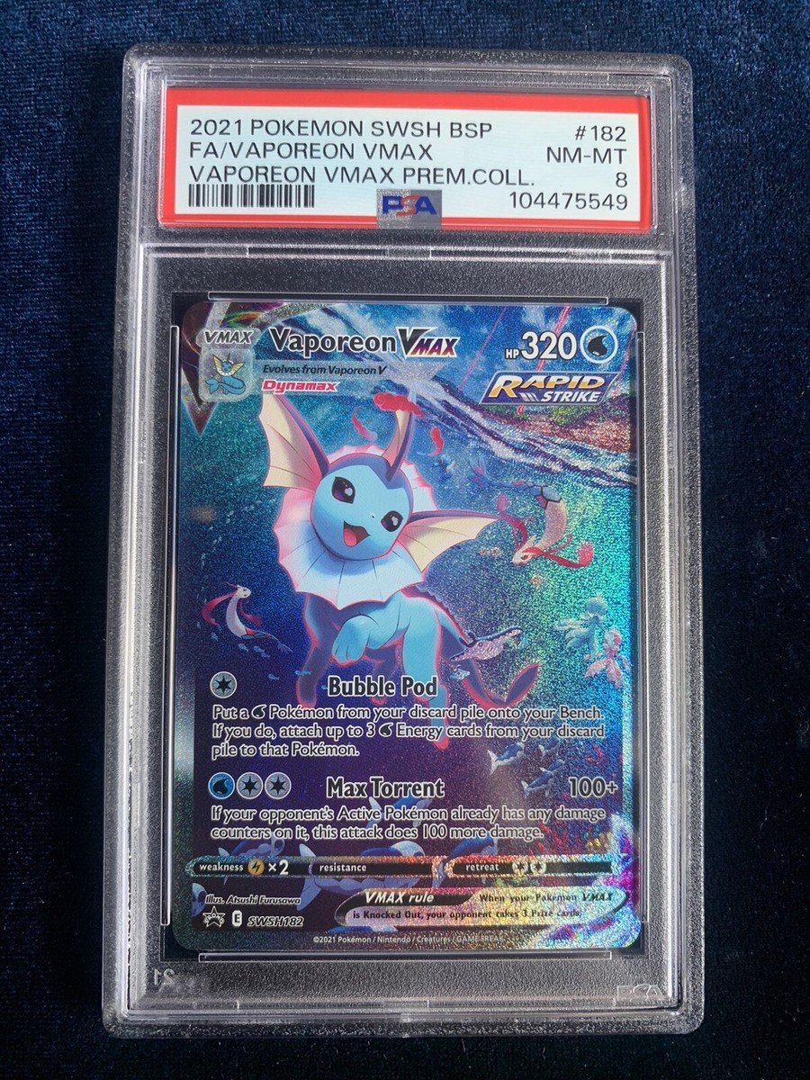 Vaporeon VMAX SWSH182 SWSH: Sword & Shield Promo Cards Holo Vaporeon VMAX SWSH182 SWSH: Sword & Shield Promo Cards Holo
