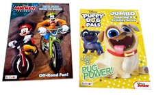 Mickey Mouse  Friends Puppy Dog Pals Disney Jr Coloring Book Activity Books Set