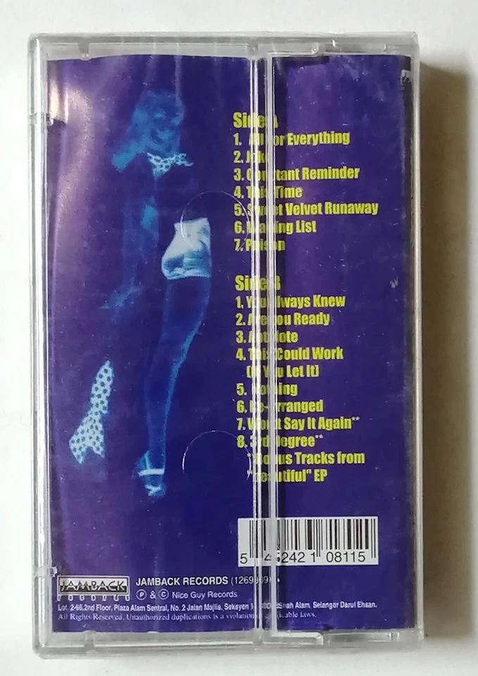 Sweet Velvet Runaway by The Fonzarellies Rare Malaysia Cassette Brand New Sealed - Image 2 of 3