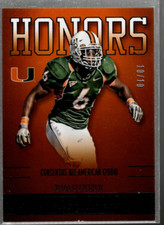 A3862- 2015 Panini Miami Honors Black #93 Antrel Rolle /10 *SAMPLE PIC