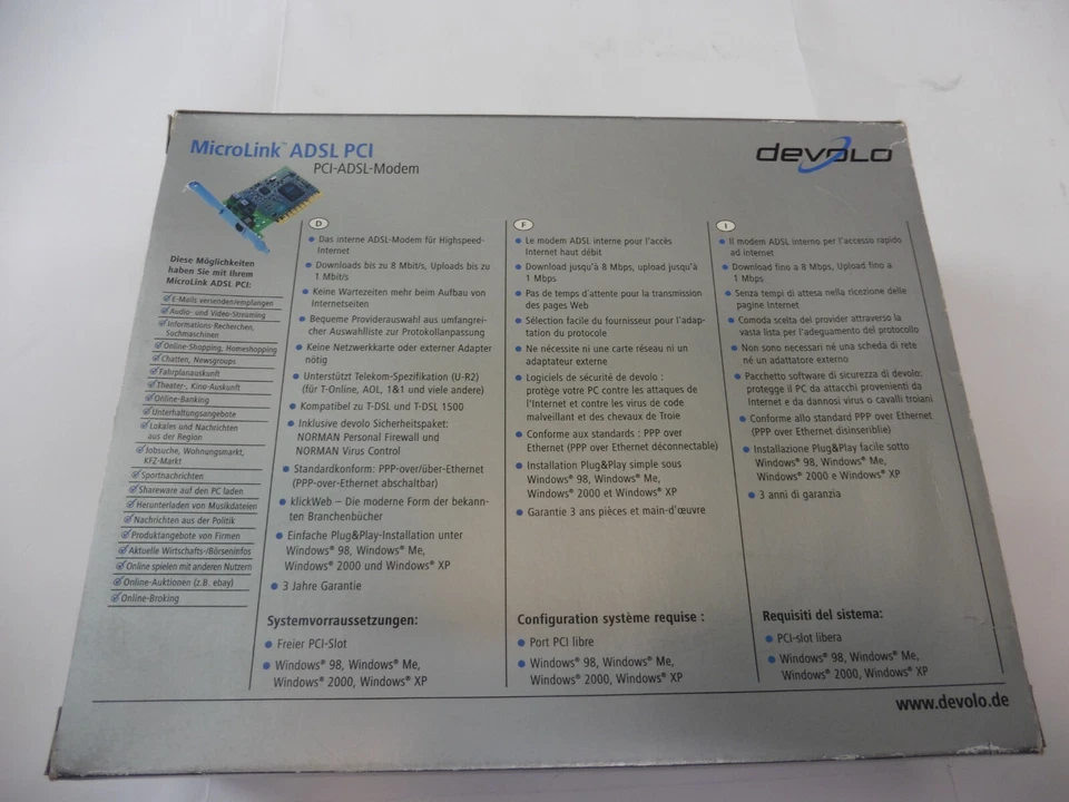 Devolo Microlink ADSL PCI - Bild 2 von 4