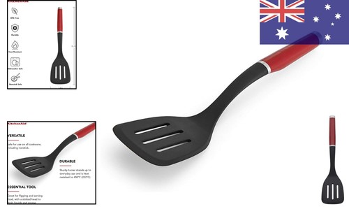 Lightweight Nylon Slotted Turner - Comfortable Grip, Heat Resistant to 450°F - Picture 2 of 8