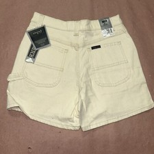 Vintage 1990  s Rivited By Lee Khaki Stretch Shorts, Deadstock Size 6