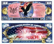 OUR INDEPENDENCE DAY DOLLAR BILL (25 Bills)