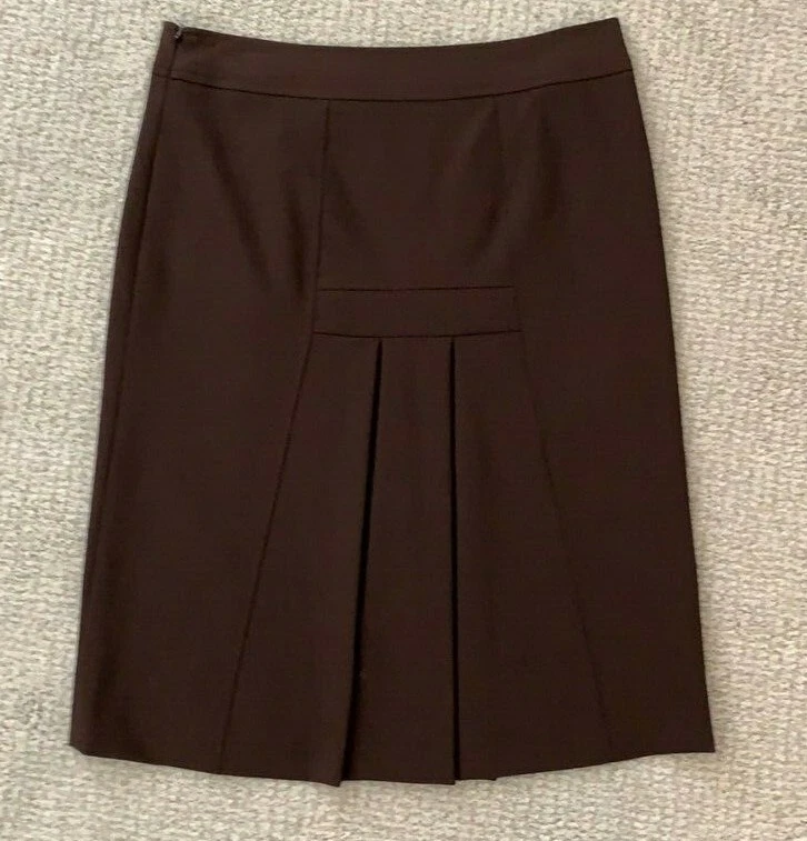 Falda Laundry by Shelli Segal Mezcla Lana, Talla 0, Nueva con Etiquetas Foto 3 de 4