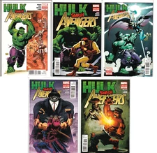 Hulk Smash Avengers  Complete Set 1-5 NM+ 9.6-9.8 Avg Marvel Comics SHARP CGC'EM