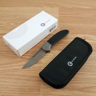 Civivi Trailblazer Folding Knife 3'' 14C28N Steel Blade G10/Stainless Handle