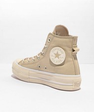 NEW Converse Chuck Taylor All Star Lift Oat Milk High Top Platform Shoes