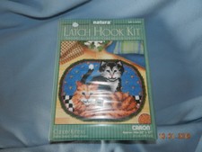 Caron Natura Latch-Hook Kit, Cuddly Kittens, 20" X 27"