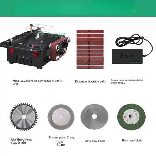 200W/600w Mini Bench Saw and Belt Sander Circular Table Saw Variable Speed - Picture 7 of 9