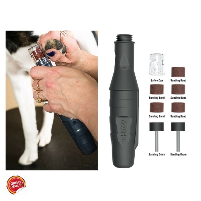 Dog Nail Trimmer Electric Toe Grinder Professional Grooming Battery