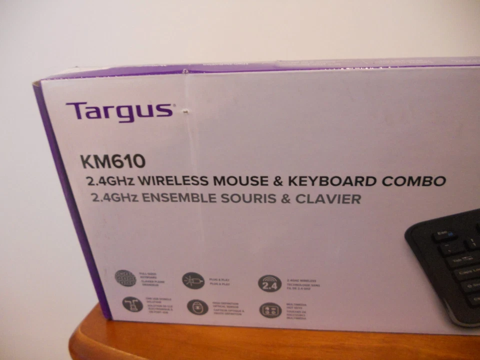 Combo de teclado y mouse inalámbricos Targus KM610 negro - AKM610BT NUEVO SELLADO Foto 2 de 4