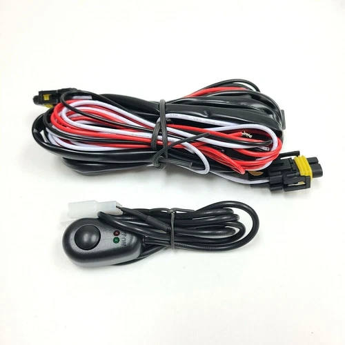 CLED Fog Driving Light Kit For 2007-2017 Nissan Altima Sedan with Clear Lens Wires Switch