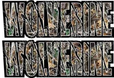 Camo Wolverine 350 4x4 Rear Fender Graphics Decal Sticker Camouflage Graphics