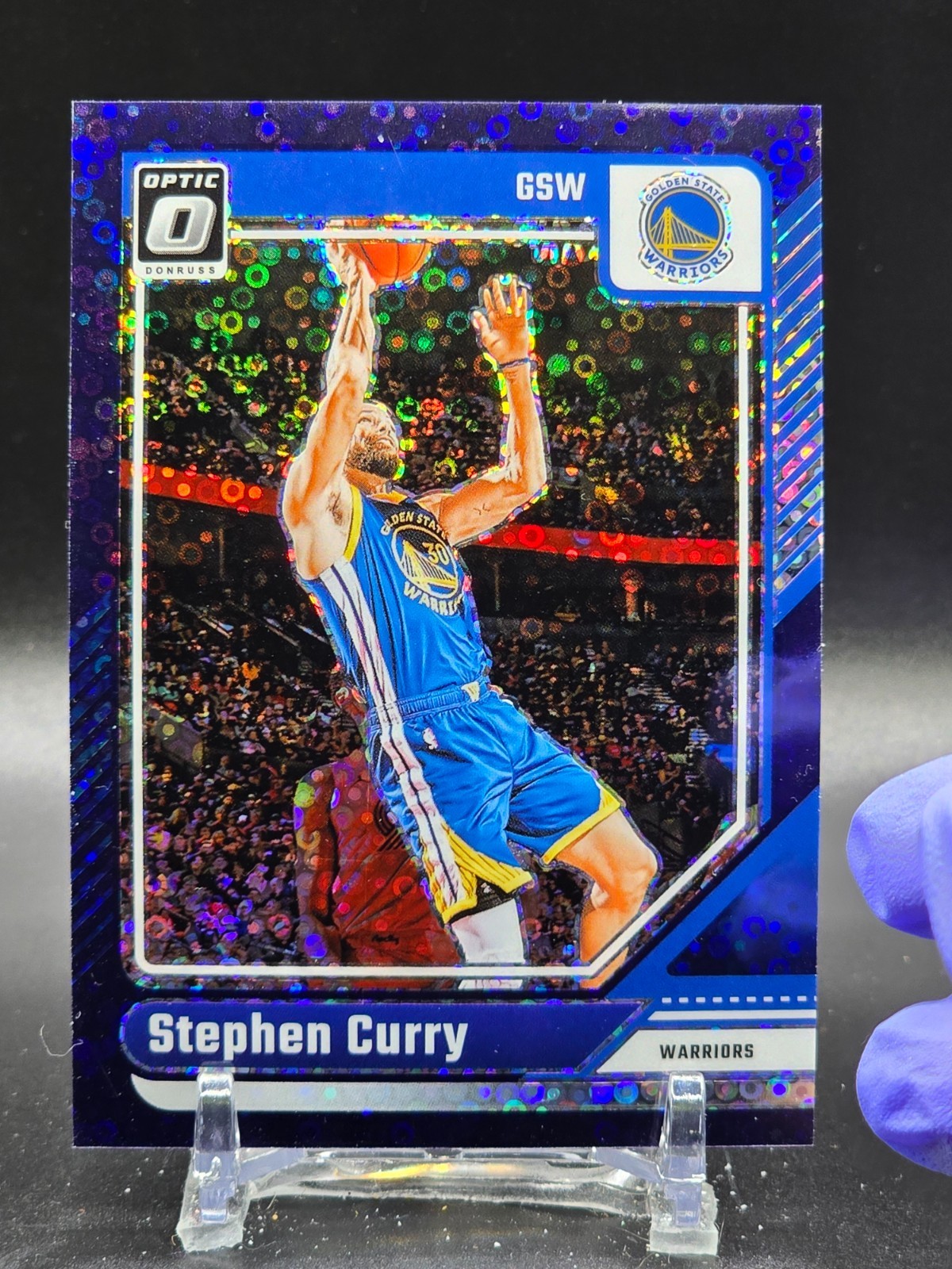 2024-25 Panini Donruss Optic - Stephen Curry #155 Fast Break Purple 40/99