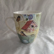 Sing to the Lord Gardening Bird House Mug Sandy Clough