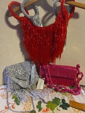 Evening Bags Lot- Beaded- New