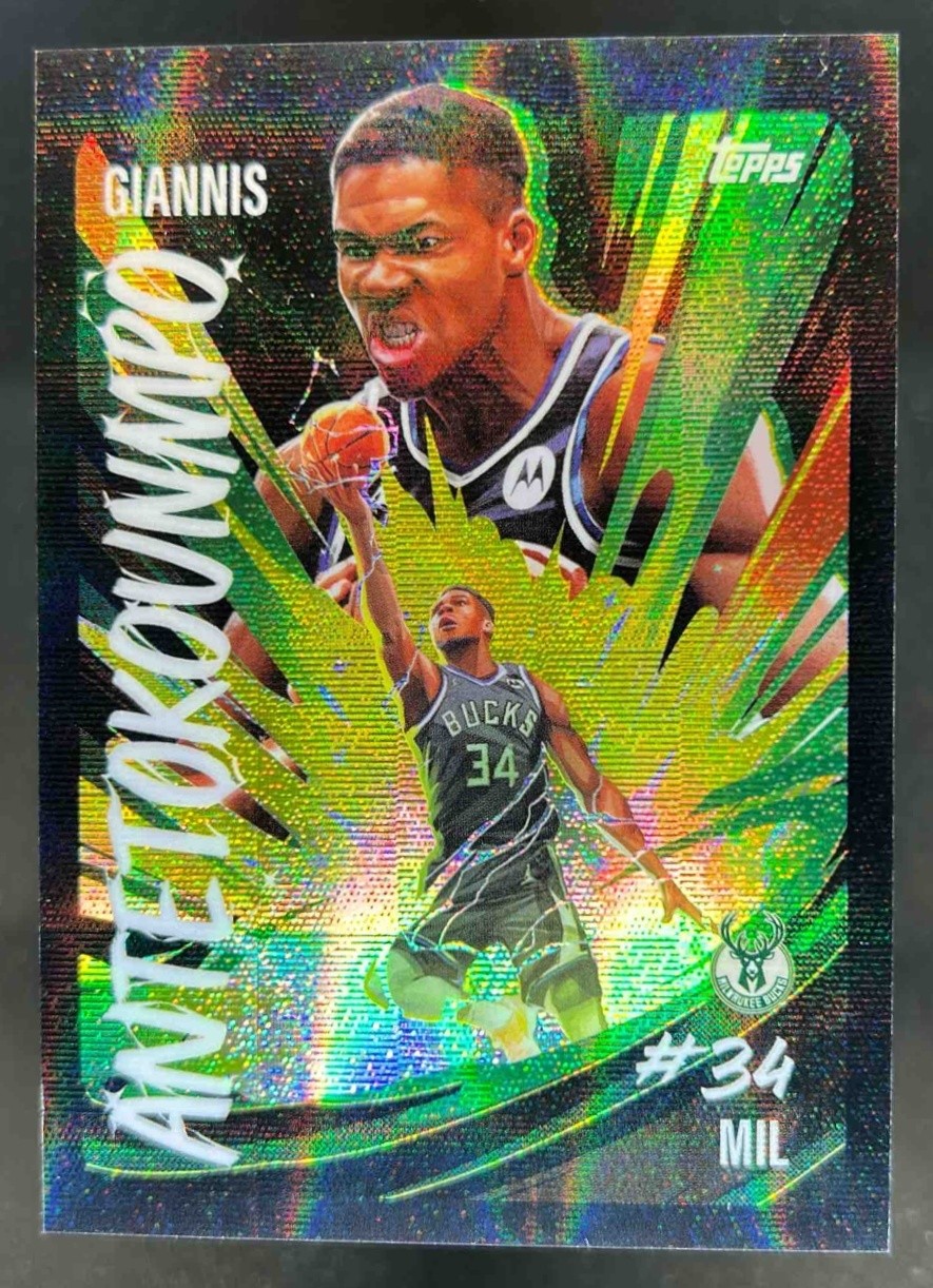 2025-26 Topps Chrome Giannis Antetokounmpo Ultra Violet All-Star SSP #UV-2 Bucks