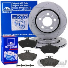 ATE POWERDISC BREMSSCHEIBEN 256mm + BELÄGE VORNE für SEAT AROSA IBIZA TOLEDO