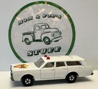 Vintage 1971 Matchbox Lesney No 55 Superfast White Mercury Police Car Wagon