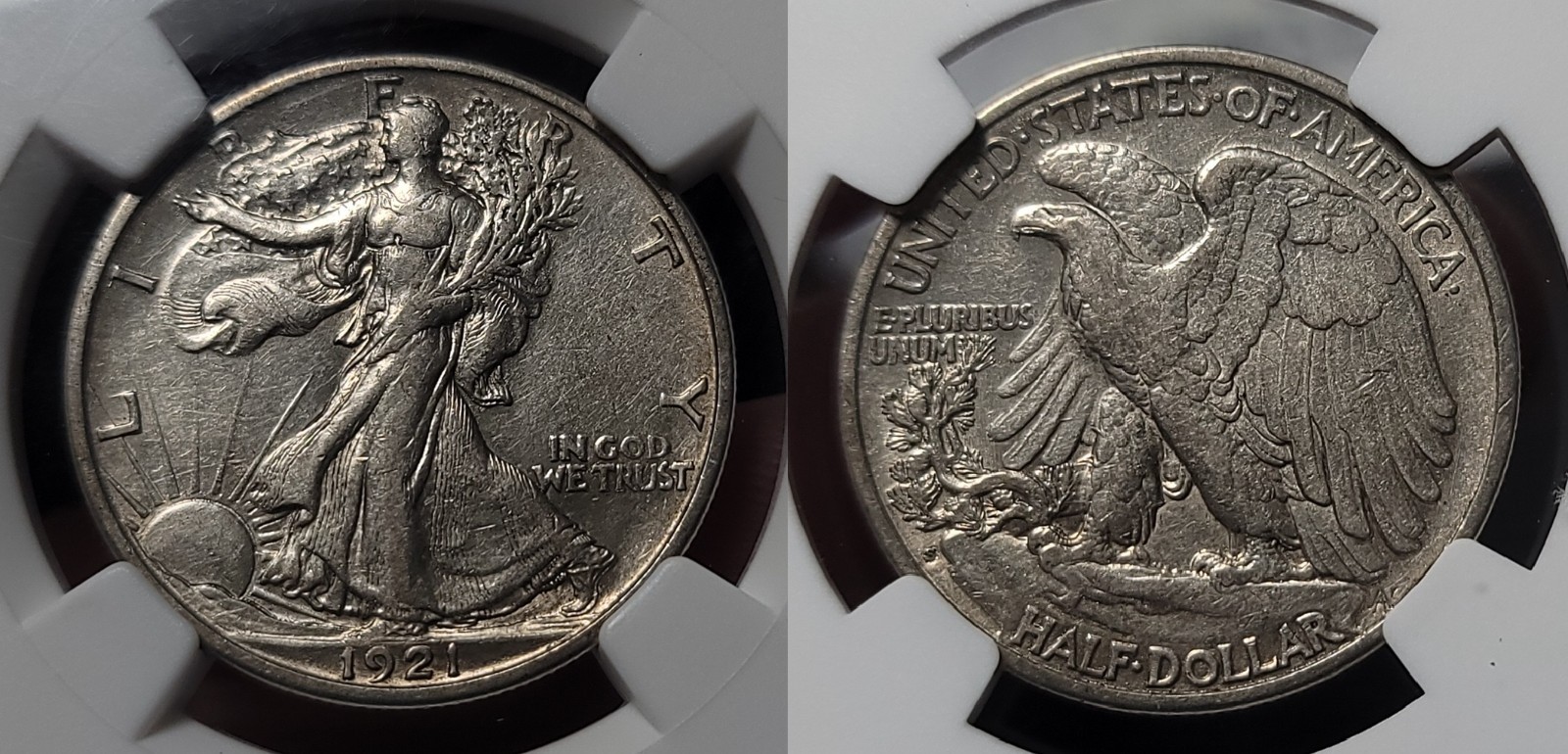 1921-S 50C AU53 NGC