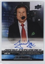 2024-25 Upper Deck Credentials Arena Experience Auto Jim Fox #AE-JF Auto 1os2