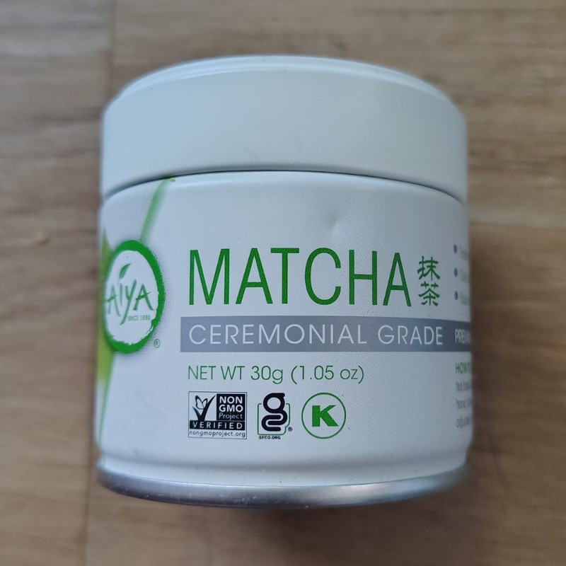 Aiya Ceremonial Grade Matcha Green Tea Powder 30g Non-GMO