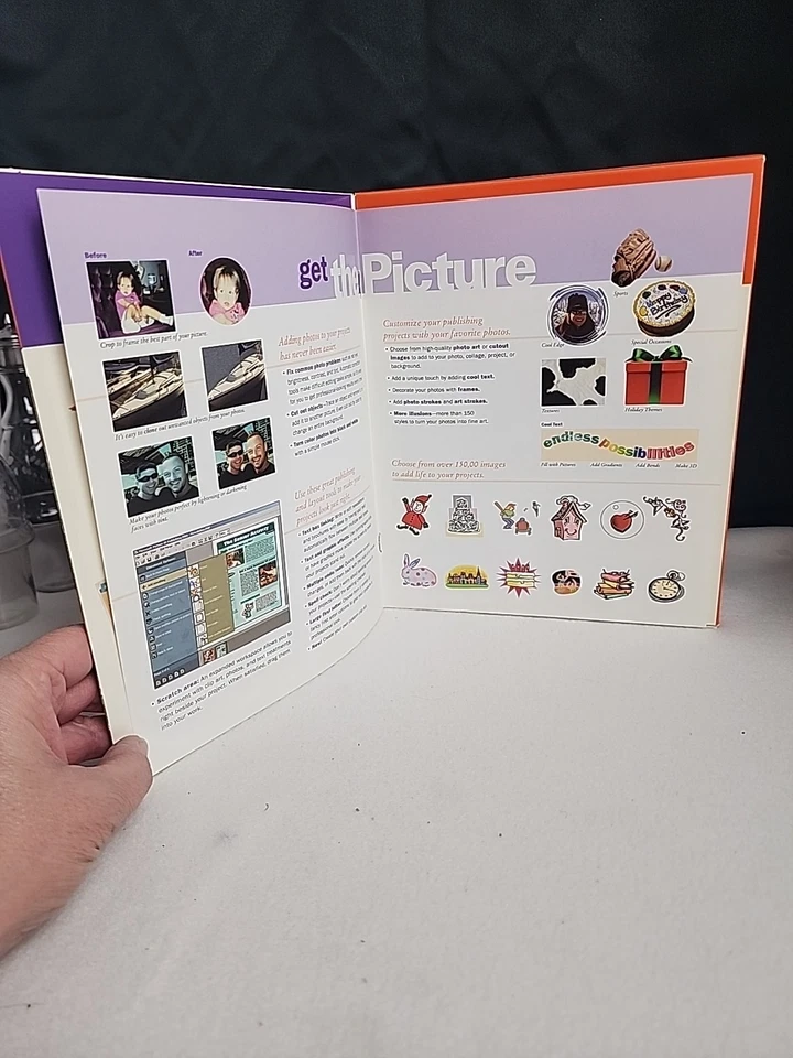 Microsoft Picture It! Publishing Gold Edition v. 2001 PC Sealed! Priority - Image 4 of 4