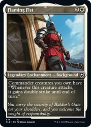 Flaming Fist (Foil Etched) 474 Commander Legends: Battle for Baldur's Gate