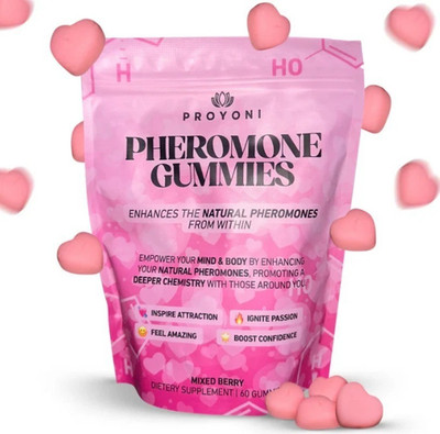   ProYoni Pheromone Gummies -  Enhance Natural Pheromones - 60 Count