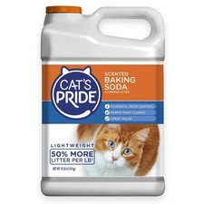 Lightweight Clumping Litter: Baking Soda - Powerful Odor Control - Scented, 1...