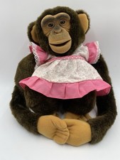 Vintage Hosung Monkey Chimpanzee Hand Puppet Child s Playmate 1984