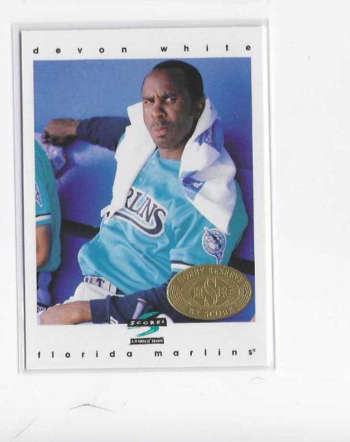 1997 Score Hobby Reserve Devon White #385 Marlins