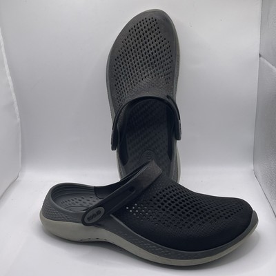 Crocs Literide 360 Clog Men's Size 8 Gray Beach Strap Summer Activewear Water