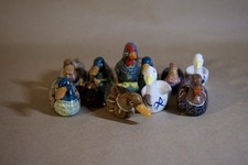 Assorted Mini Duck Figurines Lot - Duck Bird Collectible Figurines