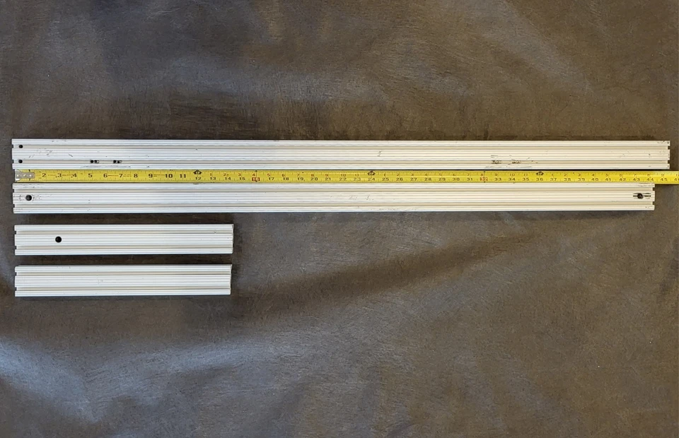 Lot of 4 - 80/20 T-Slot Aluminum Extrusion 1"x2"x10 LINEAR FEET p/n 1020 USA - Image 3 of 4