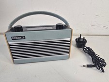 Roberts Rambler BT Bluetooth DAB+/FM Radio Duck Egg - with Power Lead - VGC