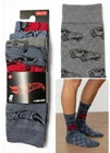 Men's 4 Pack Socks Hotwheels Cars Boy Racer Gifting TU Cotton Rich Blue Grey NEW