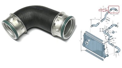 Ansaugschlauch für VW TOURAN 02.2003-05.10 2,0 TDi 1K0145790C Luftfilterschlauch