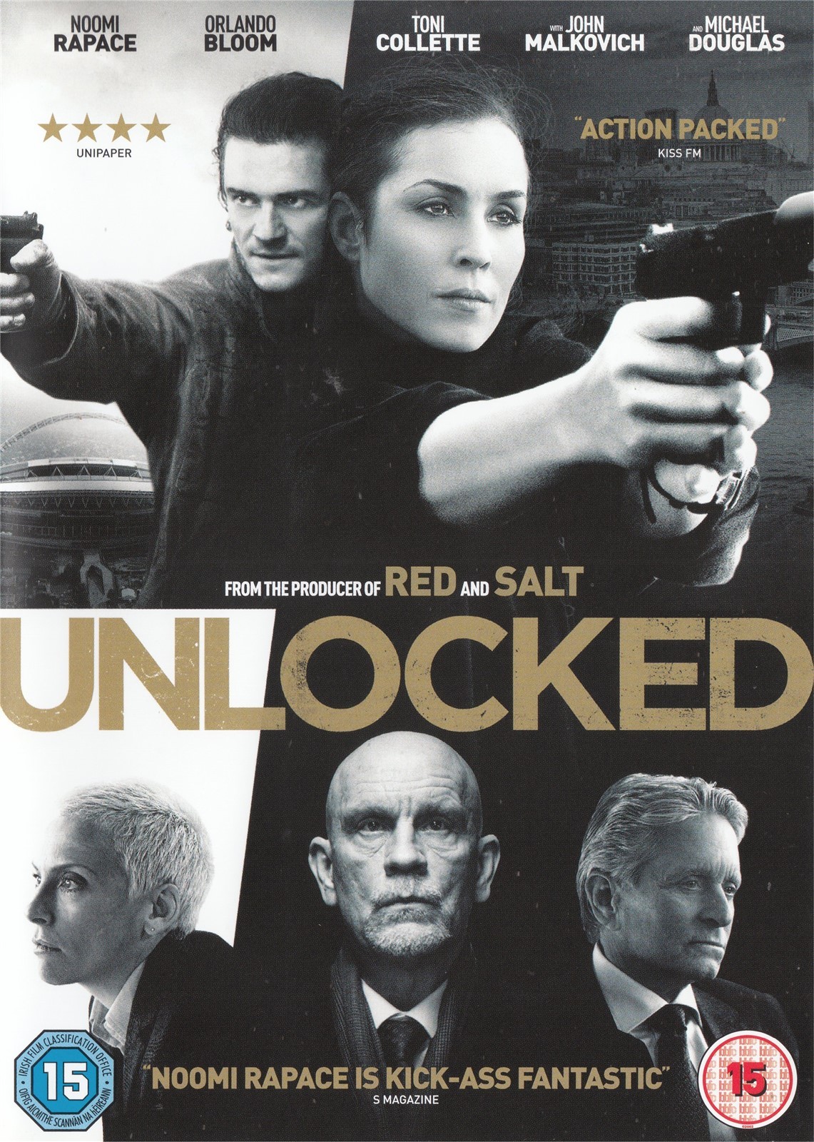 Unlocked - Noomi Rapace, Orlando Bloom - NEW Region 2 DVD