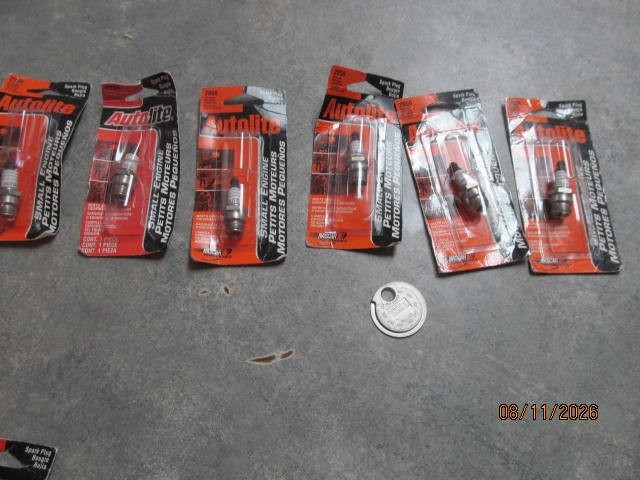6 Autolite Small Engine 2956 Spark Plugs Xs to Champion DJ7J, DJ8, DJ8J