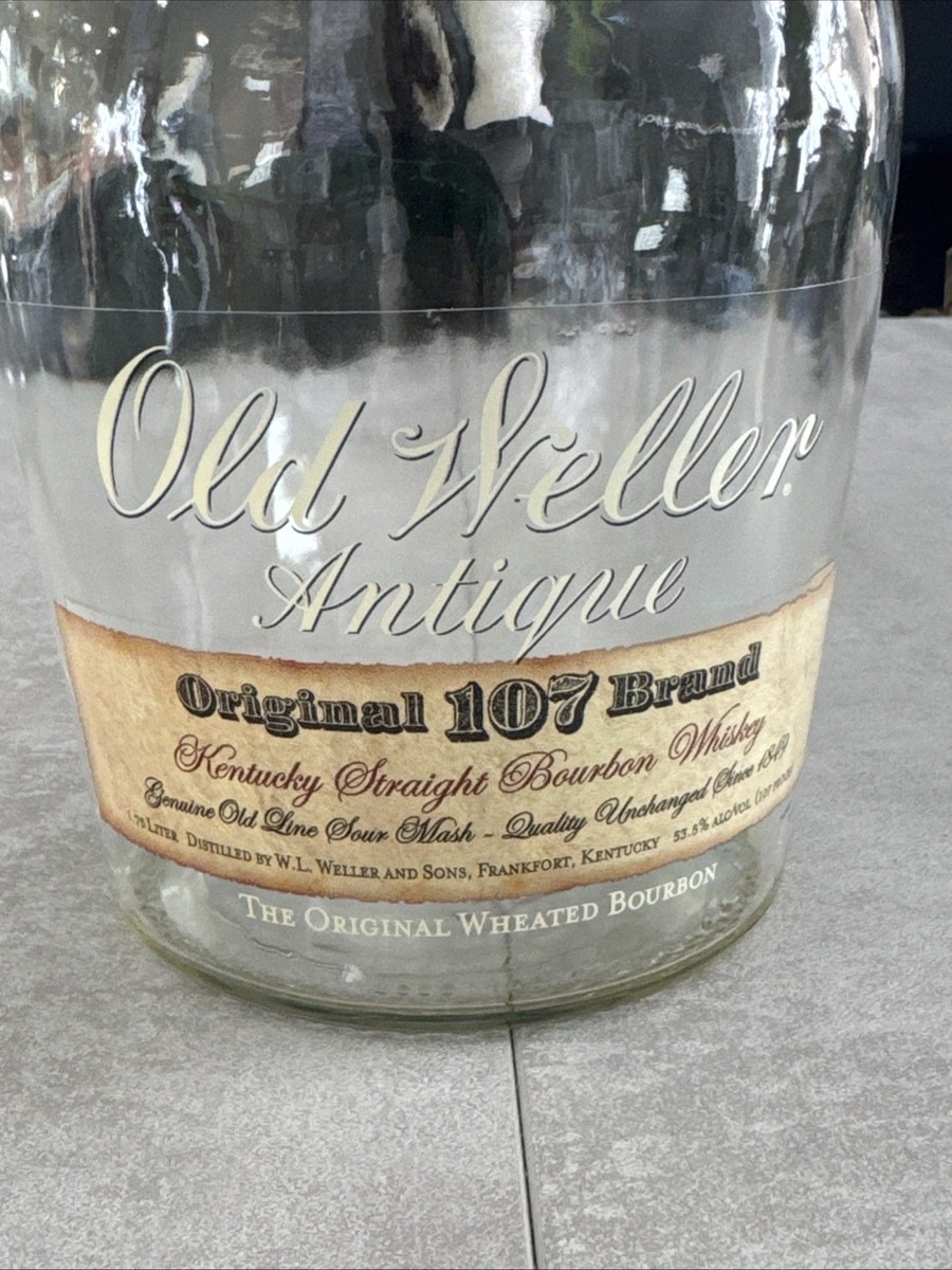 Old Weller Antique 107 Wheated Bourbon Whiskey 1.75 Liter Style