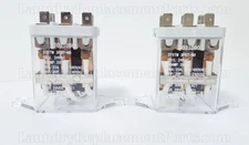 2 PACK RELAY 24V FOR ALLIANCE HUEBSCH , SPEED QUEEN, CISSEL, UNIMAC - 70210901